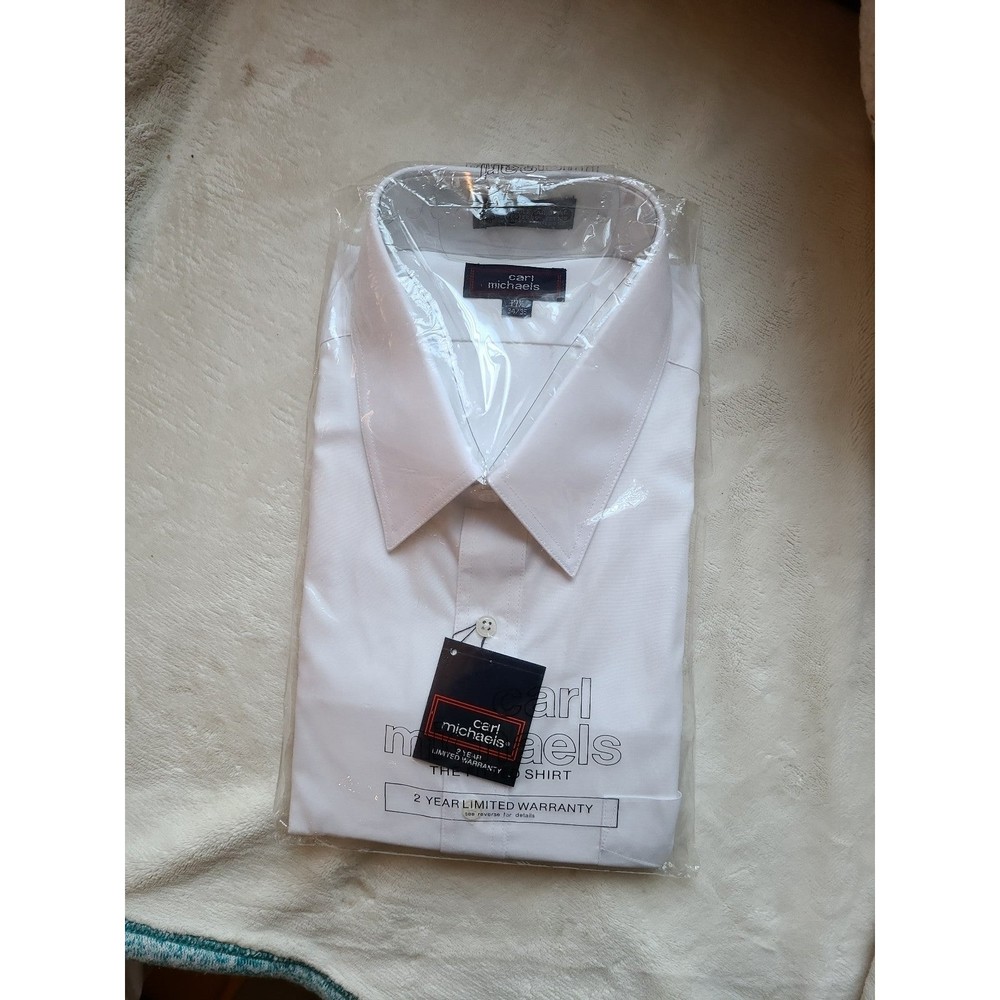 Mens Dress Shirt Carl Michaels NEW